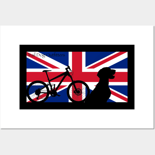 MTB UK Wall Art by TrailDogOutfitters